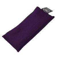 yoga mad organic cotton eye pillow purple