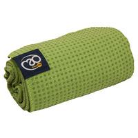 yoga mad grip dot yoga mat towel lime