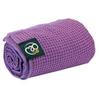 yoga mad grip dot yoga mat towel purple