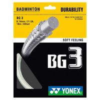 Yonex BG 3 Badminton Racket String - 10m Set