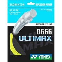 Yonex BG-66 Ultimax Badminton String - 10m Set - Yellow