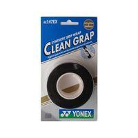 Yonex Clean Grap Racket Overgrip - 3 grip pack - Black/Silver