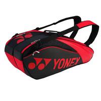 yonex 9626 pro 6 racket bag blackred