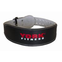 york padded leather weight lifting belt s