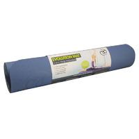 yoga mad evolution deluxe mat 6mm blue