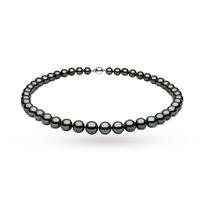 Yoko 18ct White Gold 9-10mm Tahitian Pearl Necklet