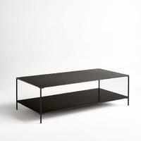 yram rectangular metal coffee table