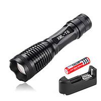 Yurroad CREE XM-L T6 Led Flashlight Zoomable 10W 5 Modes Penlight Torch Waterproof Linterna/lanterna 18650/Charger
