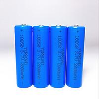 yurroad high capacity 4pcs 2000mah 37v 18650 protected rechargeable li ...