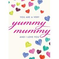yummy mummy mothers day card
