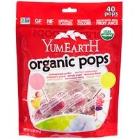 YumEarth Organic Lollipops Assorted Flavours - 40 Pops