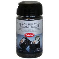Yutaka Black Roasted Sesame Seeds, Small
