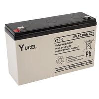 Yuasa Yucel Y10-6 Valve Regulated Sealed Lead Acid SLA Battery 6V ...