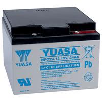 Yuasa NPC Series NPC24-12I Valve Regulated Lead-Acid Battery Cycli...