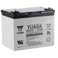 yuasa rec36 12 deep cycle cyclic sla 12v 36ah