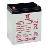 Yuasa NP Series NP4-12 Sealed Valve Regulated Lead-Acid Battery SL...