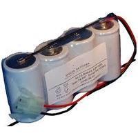 Yuasa 4DH4-0LA3 - Emergency Battery 4 Cell Side by Side with Leads & Amp