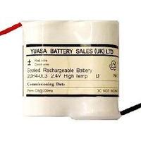 yuasa 2dh4 0l3 emergency battery 2 cell side by side cw leads