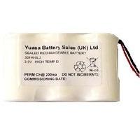 yuasa 3dh4 0l3 emergency battery 3 cell side by side cw leads