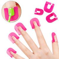 Yueton 26pcs Reusable Soft Plastic Nail Polish Stencil with 10 Sizes