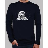 Yuri Gagarin Petscii Long Sleeve Shirt