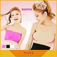 yuiye womens seamless tube top sports underwear basic tube top around  ...