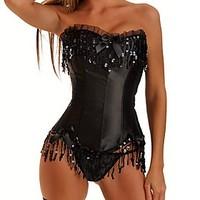 YUIYE Black Women Sexy Gothic Corsets Waist Training Corsets And Bustiers Espartilho Waist Cincher Overbust Corset