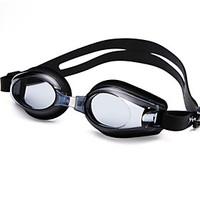 YUKE Swimming Goggles Women\'s / Men\'s / Unisex Anti-Fog / Waterproof / Adjustable Size / Anti-UV / For nearsightedness Silica Gel PCBlack