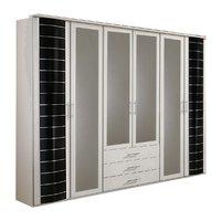 Yvonne 6 Door 3 Drawer Wardrobe