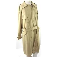 yves saint laurent size l classic sand trench coat