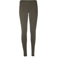 yvette full length plain leggings dark grey