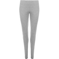 Yvette full length Plain Leggings - Light Grey