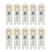 YWXLight 10 pcs Dimmable 4W G9 LED Lights 14 SMD 2835 300-400lm Warm/Natural/Cool White AC 220/110V