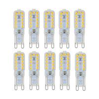 YWXLight 10 pcs Dimmable 6W G9 LED Lights 22 SMD 2835 450-550lm Warm/Natural/Cool White AC 220/110V