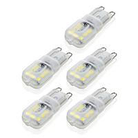YWXLIGHT 4W G9 LED 14 SMD 2835 300-360lm Warm/Cool White Dimmable AC 220-240V 5 pcs