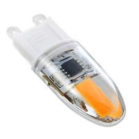 YWXLight 1 Pcs Dimmable G9 6W 2COB 500-700 LM Warm White / Cool White T Dimmable Bi-pin Lights AC 220-240 V