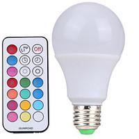 YWXLight E27 Dimmable RGBW Lamp Led Bulbs 10W Colorful RGB Bulb 85-265V Chandeliers Led Light