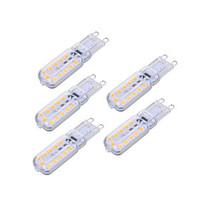 ywxlight 5 pcs dimmable 6w g9 led light 22 smd 2835 450 550lm warmnatu ...