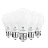 YWXLight E26/E27 10LED 2835SMD 5W 400-500Lm Warm White / White Decorative LED Globe Bulbs AC 100-240V 5 pcs