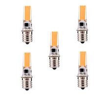 YWXLIGHT 5Pcs Dimmable 5W E17 LED Bi-pin Light T 1 COB 400-500 lm Warm White / Cool White AC 110-130 V