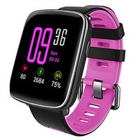 yy gv68 mens woman smart bracelet bluetooth smartwatch heart ratesteps ...