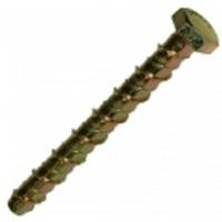 Yzp M12 200MM Concrete Fixing Lightning Thunderbolt Hex Head Bolt Pack of 24