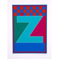 z the dazzle alphabet by peter blake