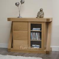 Z Solid Oak Designer Mini Sideboard