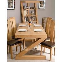 Z Solid Oak 180cm Dining Table