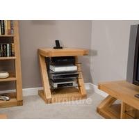 Z Solid Oak 90cm TV Unit