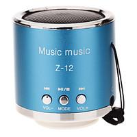 Z-12 Rounded Mini Speaker Support TF/SD/USB/FM Radio(Blue)