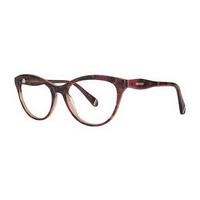 zac posen eyeglasses ekland red tortoise