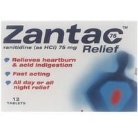 zantac 75 relief 12 tablets