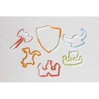 Zany Bandz Shaped Rubber Bands Bracelets 24pack Dragonz Glows In The Dark!